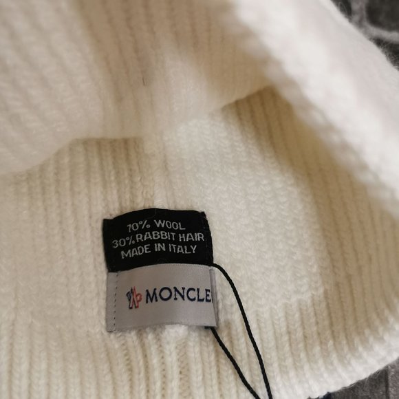 Moncler Wool White Hat - Picture 5 of 7